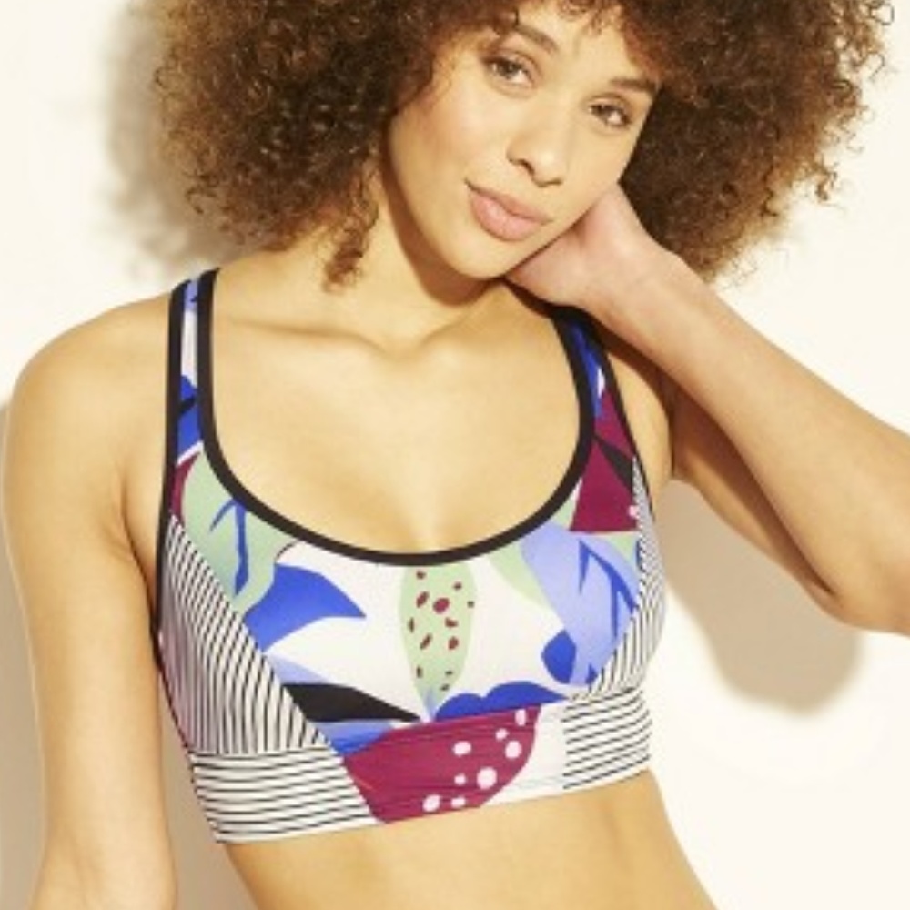 Joy Lab Women's Cut Out Back Bralette Bikini Top